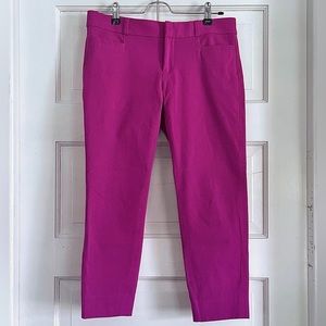 Banana Republic Petite Mid Rise Cropped Pants